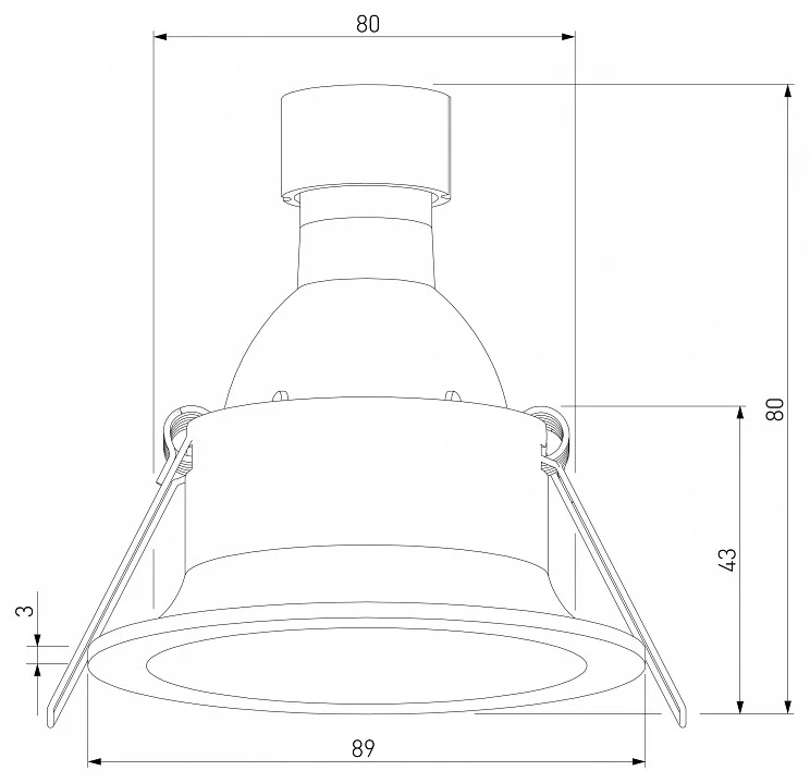 Встраиваемый светильник Elektrostandard Andi a070143 4_ELK_a070143.webp big
