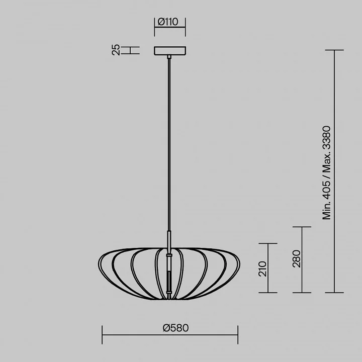 Подвесной светильник Maytoni Cambio MOD398PL-01GR1 6_MY_MOD398PL-01GR1.webp big