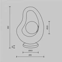 Настольная лампа декоративная Maytoni Opus MOD380TL-01GR 3_MY_MOD380TL-01GR.webp small