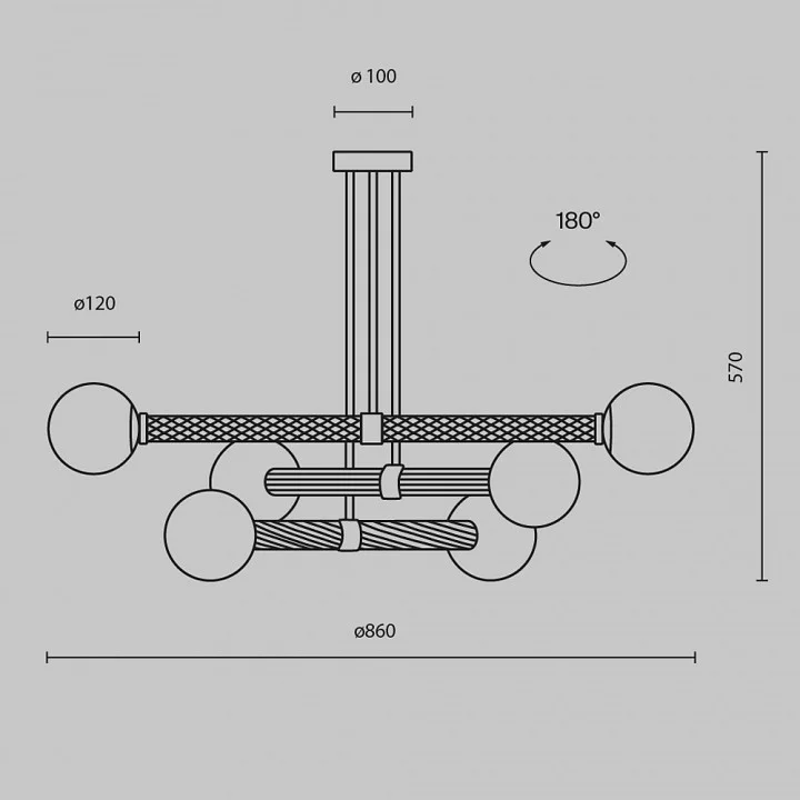 Люстра на штанге Maytoni Teatro MOD287PL-06BS 2_MY_MOD287PL-06BS.webp big