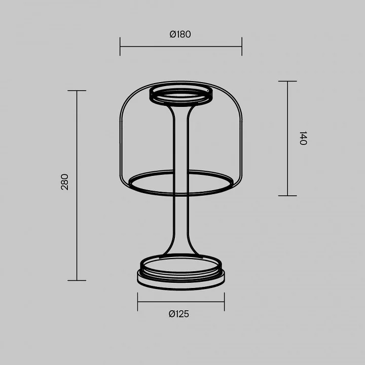 Настольная лампа декоративная Maytoni Spirito MOD286TL-L8W3K 3_MY_MOD286TL-L8W3K.webp big