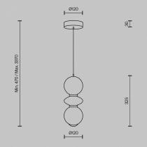 Подвесной светильник Maytoni Brosche MOD362PL-L10GR3K 3_MY_MOD362PL-L10GR3K.webp small