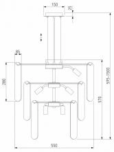 Подвесная люстра Eurosvet Claire 60171 золото 4_EV_a069012.webp small