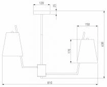 Люстра на штанге Eurosvet Topanga 60173/8 латунь 3_EV_a069018.webp small