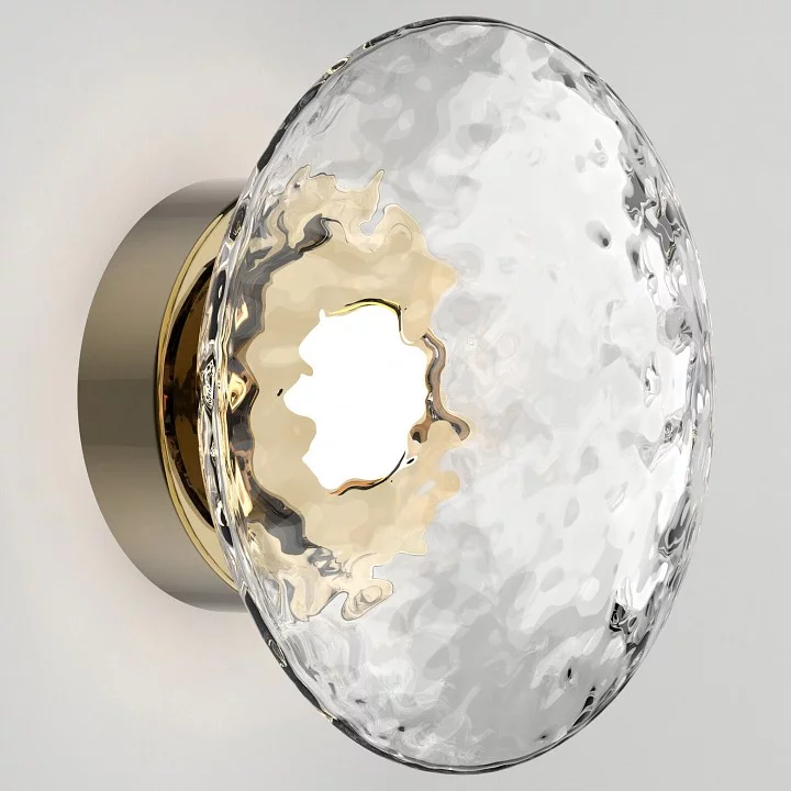 Накладной светильник Eurosvet Ripple 50389/1 LED латунь 0_EV_a069025.webp big