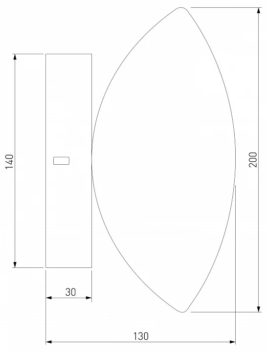 Накладной светильник Eurosvet Ripple 50389/1 LED латунь 2_EV_a069025.webp big