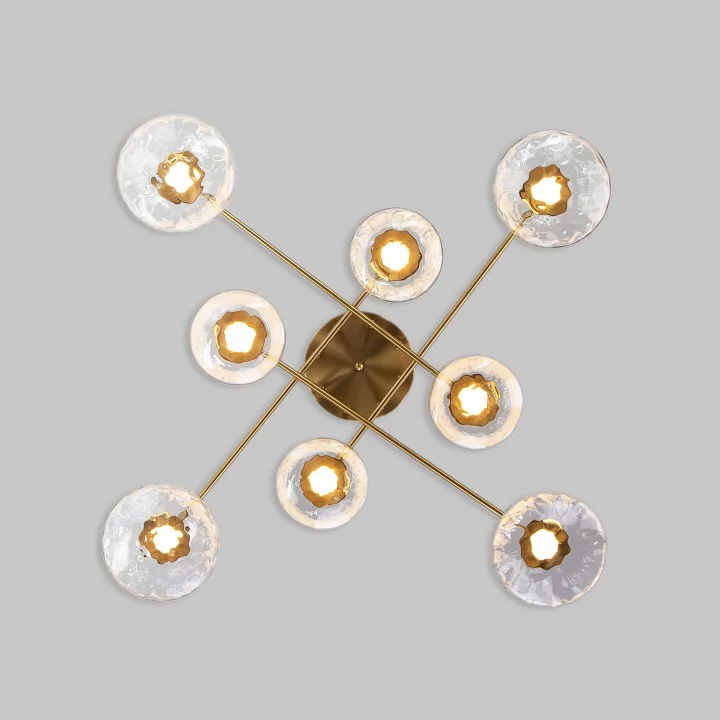 Потолочная люстра Eurosvet Ripple 50389 LED латунь 2_EV_a069026.webp big