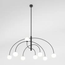Люстра на штанге Eurosvet Cenacolo 30179/8 черный 2_EV_a069122.webp small