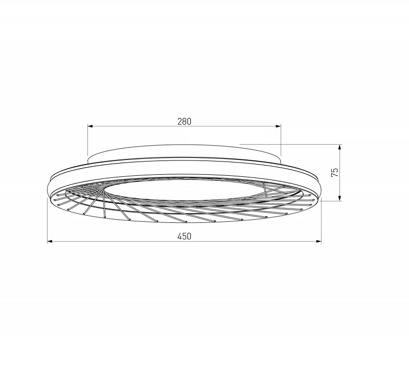 Накладной светильник Eurosvet Parafe 40022/1 LED серый 3_EV_a069302.webp big