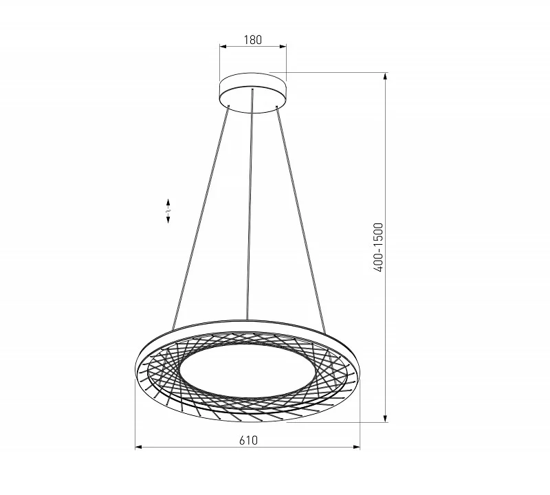 Подвесной светильник Eurosvet Parafe 40024/1 LED серый 4_EV_a069305.webp big