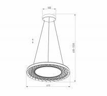 Подвесной светильник Eurosvet Parafe 40024/1 LED серый 4_EV_a069305.webp small