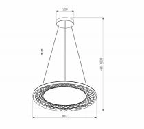 Подвесной светильник Eurosvet Parafe 40025/1 LED серый 4_EV_a069306.webp small