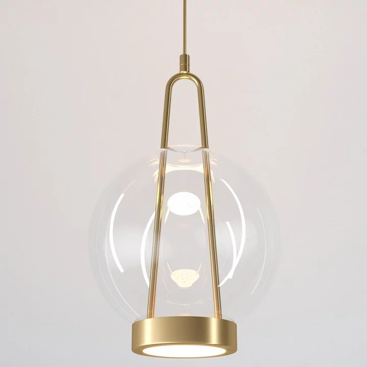 Подвесной светильник Eurosvet Frasco 50267/1 LED латунь 0_EV_a069344.webp big