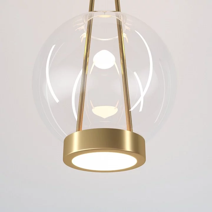 Подвесной светильник Eurosvet Frasco 50267/1 LED латунь 7_EV_a069344.webp big