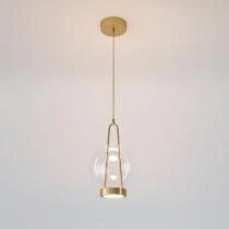 Подвесной светильник Eurosvet Frasco 50267/1 LED латунь 1_EV_a069344.webp small