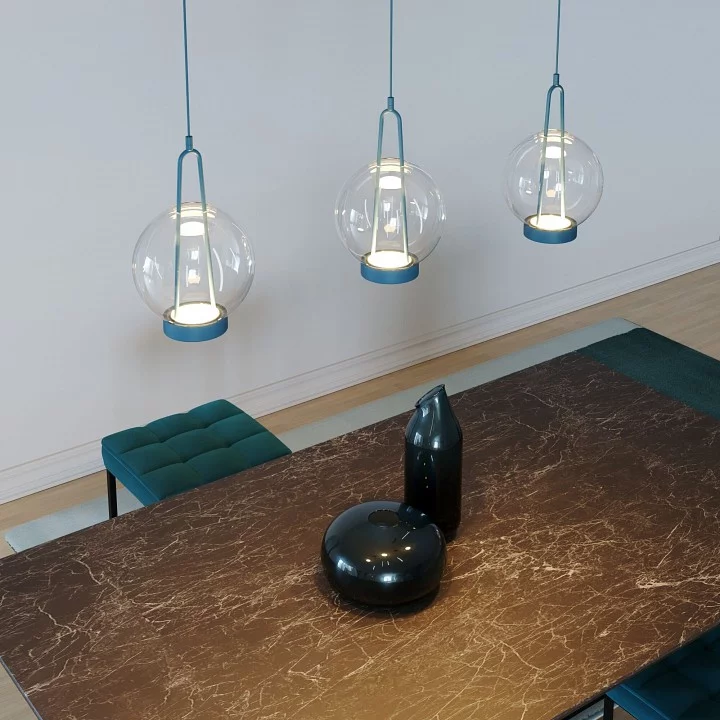 Подвесной светильник Eurosvet Frasco 50267/1 LED синий 3_EV_a069345.webp big