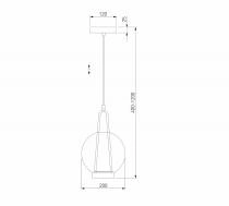 Подвесной светильник Eurosvet Frasco 50267/1 LED синий 4_EV_a069345.webp small
