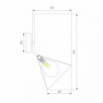 Бра Eurosvet Enigma 70161/1 черный 5_EV_a069060.webp small