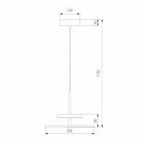 Подвесной светильник Eurosvet Thasos 40342 LED черный 5_EV_a069278.webp small