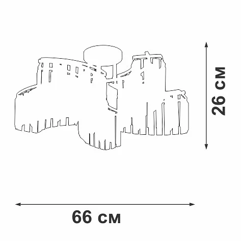 Потолочная люстра Vitaluce V5884 V5884-0/10PL 3_VI_V5884-0_10PL.webp big