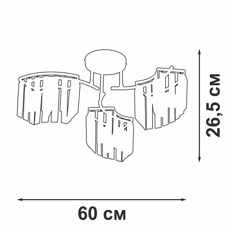 Потолочная люстра Vitaluce V5884 V5884-0/3PL 3_VI_V5884-0_3PL.webp big