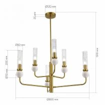 Люстра на штанге ST-Luce MEDEA SL1244.303.06 3_SL1244.303.06.webp small