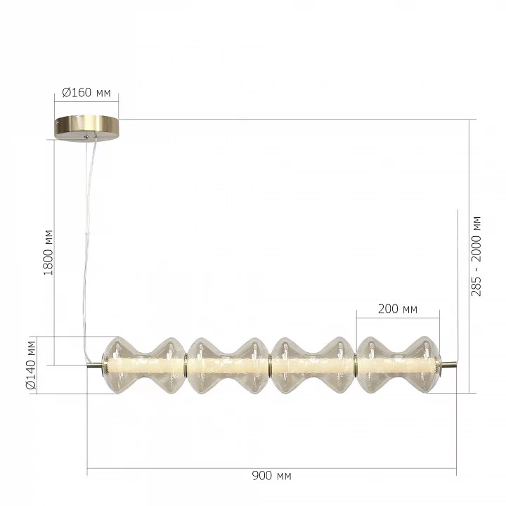 Подвесной светильник ST-Luce SPINE SL6136.223.01 4_SL6136.223.01.webp big