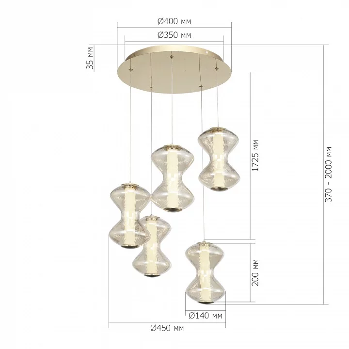 Подвесной светильник ST-Luce SPINE SL6136.233.01 3_SL6136.233.01.webp big