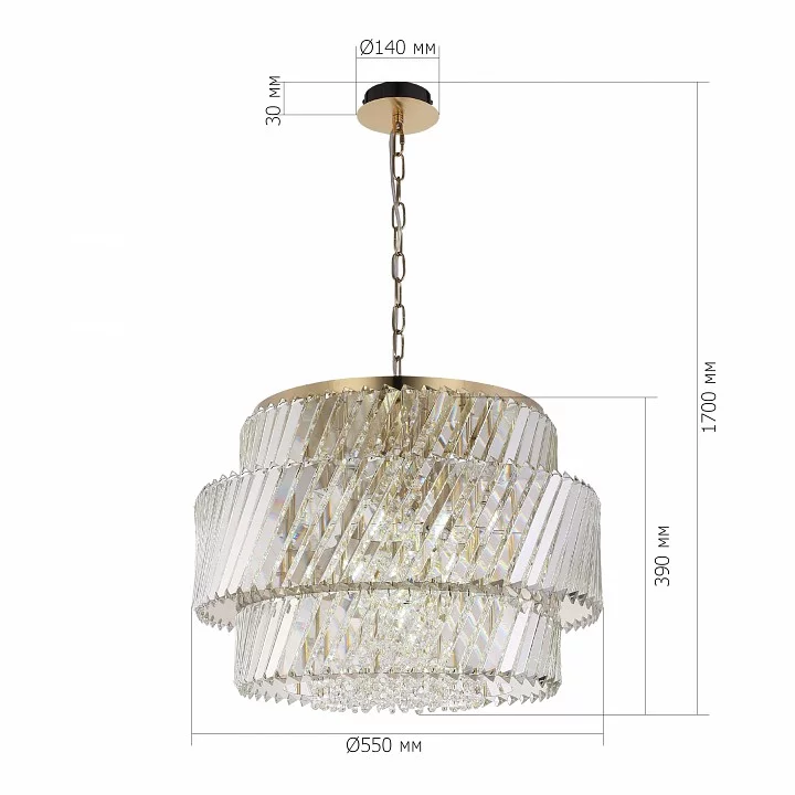 Подвесная люстра ST-Luce RITZ SL6138.303.12 4_SL6138.303.12.webp big
