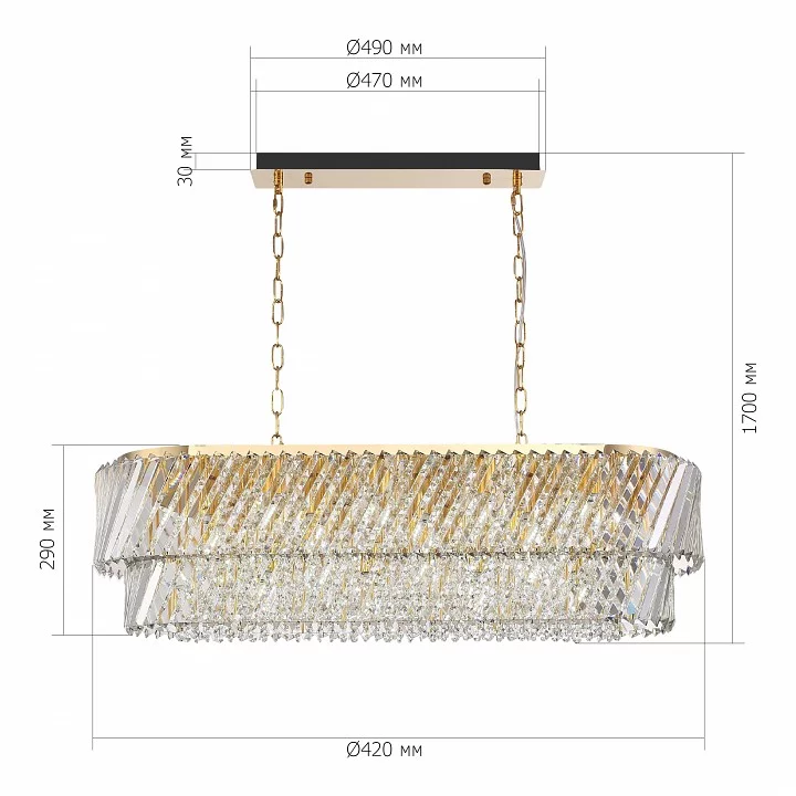 Подвесная люстра ST-Luce RITZ SL6138.303.14 4_SL6138.303.14.webp big