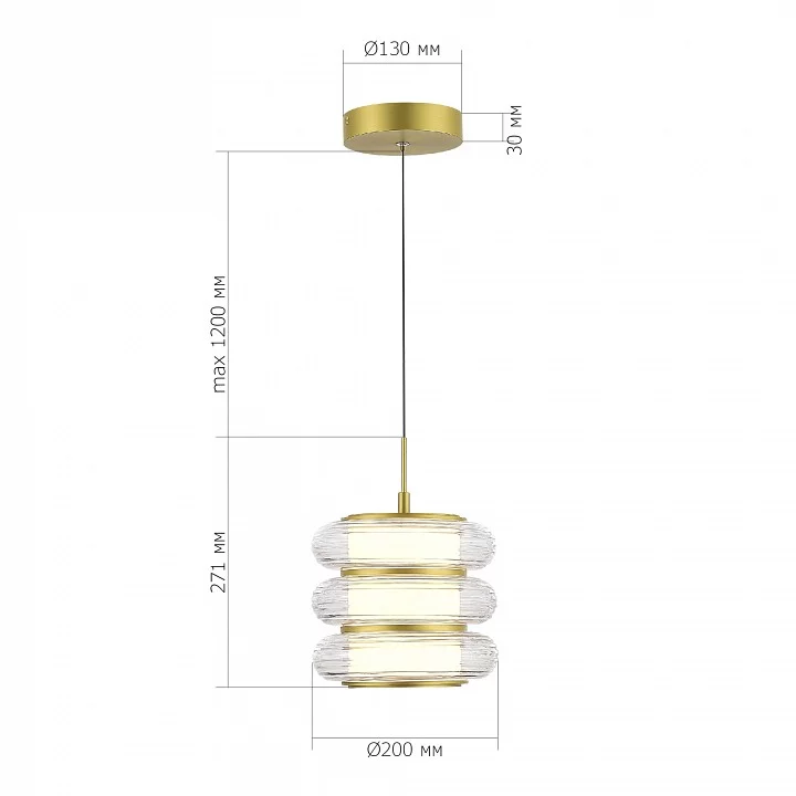 Подвесной светильник ST-Luce FRITTELA SL6239.203.03 4_SL6239.203.03.webp big