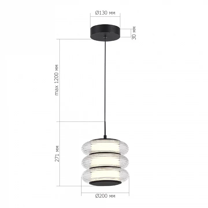 Подвесной светильник ST-Luce FRITTELA SL6239.403.03 2_SL6239.403.03.webp big