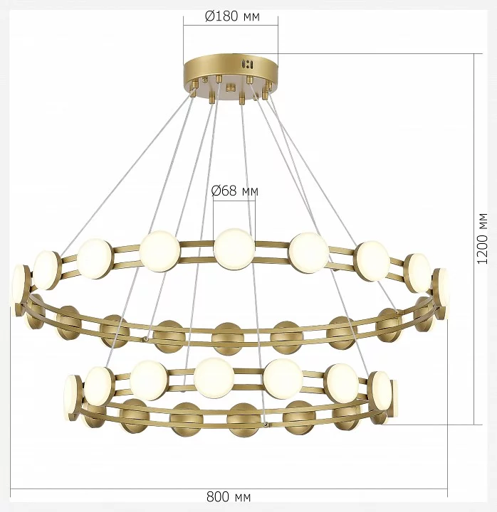 Подвесная люстра ST-Luce MONRO SL6610.203.36 3_SL6610.203.36.webp big