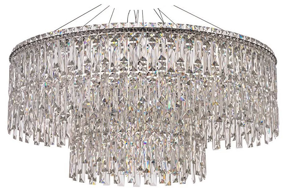 Подвесная люстра Arti Lampadari Ovindoli Nickel Ovindoli L 1.5.80+40.100 N 0_AL_Ovindoli_L_1.5.80_40.100_N.webp big