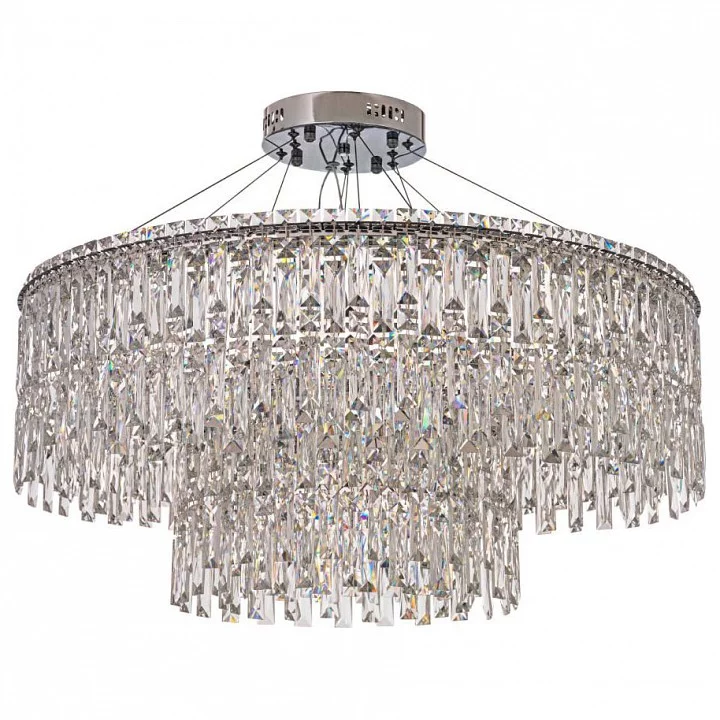 Подвесная люстра Arti Lampadari Ovindoli Nickel Ovindoli L 1.5.80+40.100 N 1_AL_Ovindoli_L_1.5.80_40.100_N.webp big