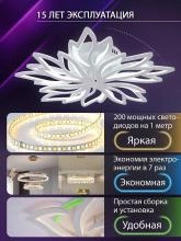 Потолочная люстра Natali Kovaltseva RIF LED LAMPS 81118/6C 4_KVL_44598.webp small