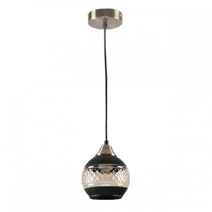 Подвесной светильник Imex MD.51851 MD.51851-1-P-BK+AB 1_IMX_MD.51851-1-P-BK_AB.webp big