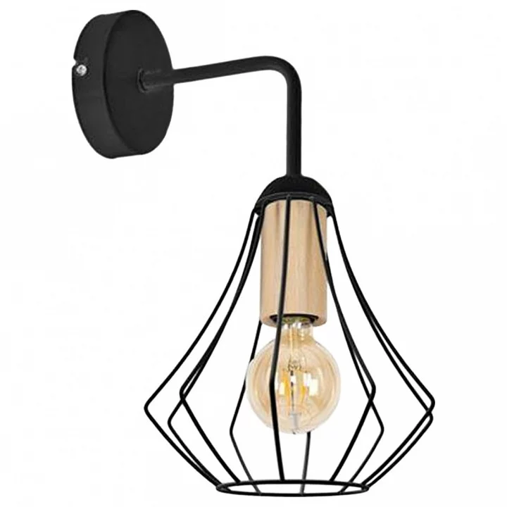 Бра Imex MD.9051 MD.9051-1-W-BK+WOOD 0_IMX_MD.9051-1-W-BK_WOOD.webp big