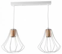 Подвесной светильник Imex MD.9052 MD.9052-2-P-WH+WOOD