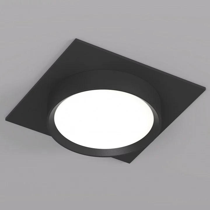 Встраиваемый светильник Denkirs FLAT DK2091-BK 1_DK_DK2091-BK.webp big