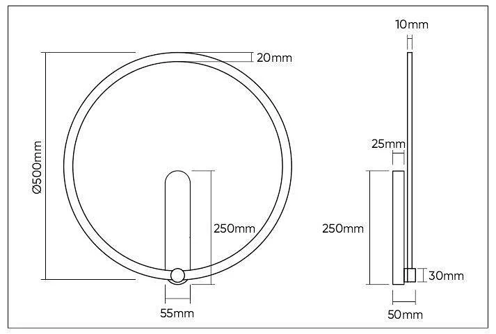 Накладной светильник Denkirs ROUND DK5035-SG 6_DK_DK5035-SG.webp big