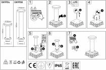 Наземный низкий светильник Denkirs Dramen DK9708-BK 5_DK_DK9708-BK.webp small