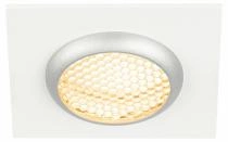 Встраиваемый светильник Эра  KL110 WH/SL 1_ER_B0061532.webp small