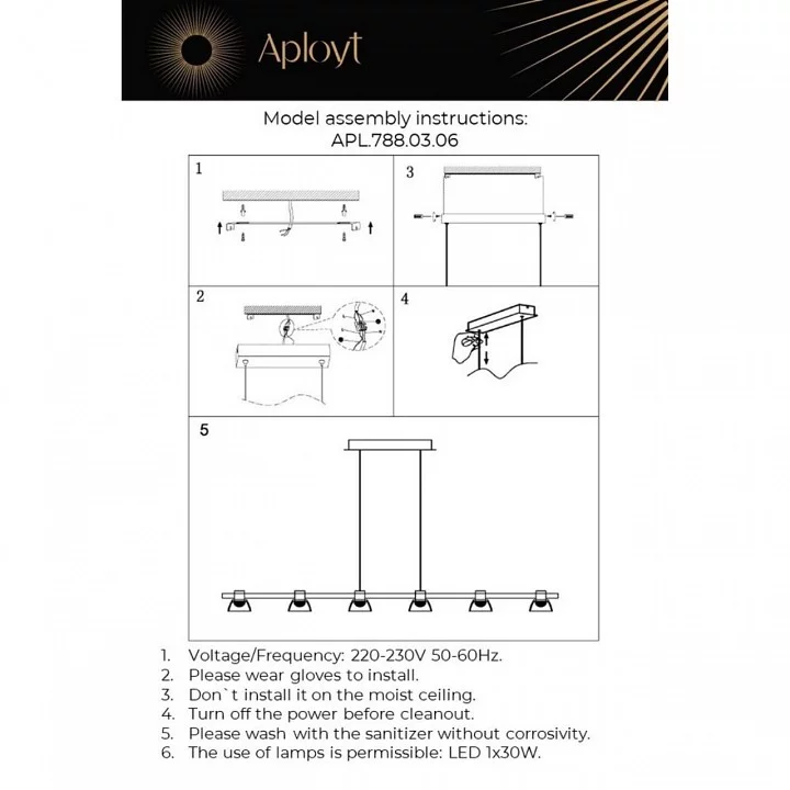 Подвесной светильник Aployt Rezeda APL.788.03.06 12_AP_APL.788.03.06.webp big