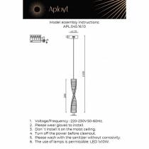 Подвесной светильник Aployt Olimp APL.045.16.10 2_AP_APL.045.16.10.webp small