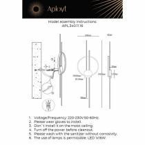 Накладной светильник Aployt Veronik APL.340.11.16 1_AP_APL.340.11.16.webp small