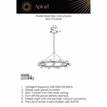 Подвесная люстра Aployt Delfin APL.774.03.81 3_AP_APL.774.03.81.webp small