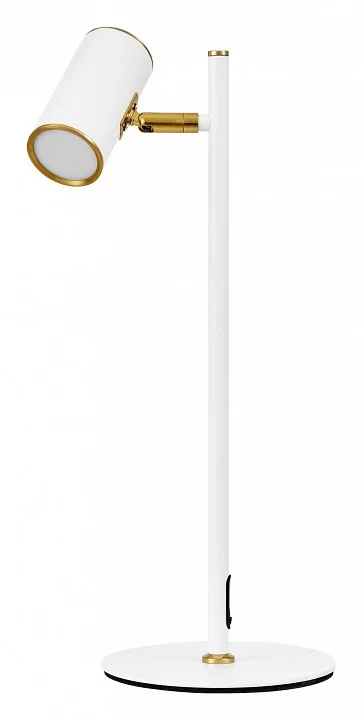 Настольная лампа офисная LUMINA DECO MIRRA LDT 7731-1 WT+MD 0_LMD_LDT_7731-1_WT_MD.webp big