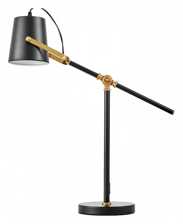 Настольная лампа офисная LUMINA DECO FELA LDT 7733-1 BK+MD 0_LMD_LDT_7733-1_BK_MD.webp big