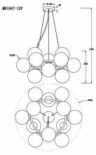 Подвесная люстра MyFar Aerton MR1947-12P 3_MFR_MR1947-12P.webp small
